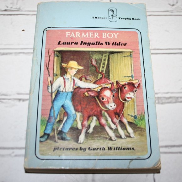 Vintage book 1953 Farmer Boy by Laura Ingalls Wilder (bK) - Picture 1 of 4
